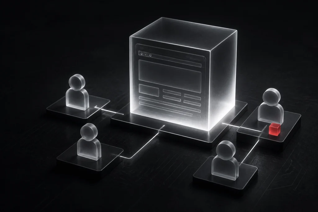 Slant Web development Agency 104 Professional header image for step-by-step guide: NFP Website Governance: Who Owns the Site After the Agenc...